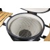 Kamado grilis su priedais Zyle 66 cm, XX Large ZY26KSBLSET, juodas