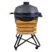 Kamado grilis su priedais Zyle 66 cm, XX Large, ZY26KSMGSET, matinis pilkas