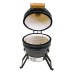 Kamado grilis Zyle 32,5 cm, Mini ZY13KSGYBBQ2, pilkas