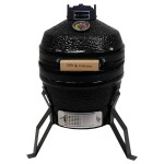 Kamado grilis Zyle 33 cm, Mini ZY13KSBLBBQ2, juodas