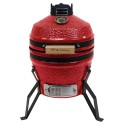 Kamado grilis Zyle 33 cm, Mini ZY13KSRDBBQ2, raudonas