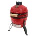 Kamado grilis Zyle 33 cm, Mini ZY13KSRDBBQ2, raudonas