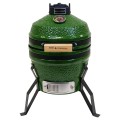 Kamado grilis Zyle 33 cm, Mini ZY13KSGRBBQ2, žalias