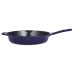 Apvali ketaus keptuvė Zyle, ZY1128BLFP, Ø28 cm, mėlyna
