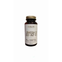 EvoLite Omega 3 + D3 + K2 + E  60 kaps...