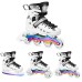 Riedučiai/pačiūžos Nils Extreme NH10905 4in1 WHITE LED RAINBOW, L (39-42)