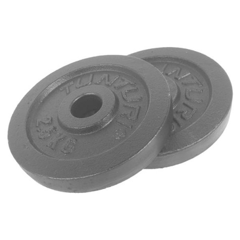 Tunturi Svorio diskai 2,5kg, Juodi, 2 vnt