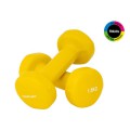 Tunturi viniliniai hanteliai 1,5 kg, geltoni, 2vnt