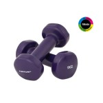 Tunturi viniliniai hanteliai 1,0 kg, violetinė, 2vnt
