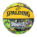 KREPŠINIO KAMUOLYS SPALDING GRAFFITI™ GREEN/YELLOW 5 DYDIS