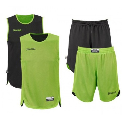 Dvipusė vaikiška krepšinio apranga SPALDING DOUBLEFACE KID SET DYDIS 116 cm