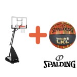 KREPŠINIO STOVAS SPALDING ULTIMATE HYBRID GLASS 54”