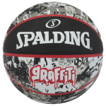 KREPŠINIO KAMUOLYS SPALDING RED GRAFFITI 7 DYDIS