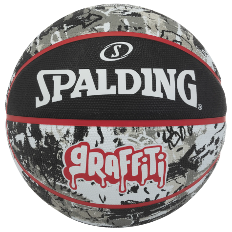 KREPŠINIO KAMUOLYS SPALDING RED GRAFFITI 7 DYDIS