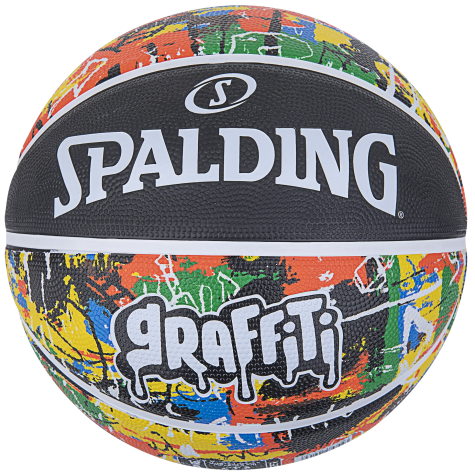 KREPŠINIO KAMUOLYS SPALDING RAINBOW GRAFFITI 5 DYDIS