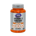 NOW Arginine Ir Ornithine 100 Veg. Kapsulių 