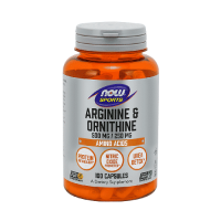 NOW Arginine Ir Ornithine 100 Veg. Kapsulių ..