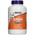 NOW GABA 500 mg 200 veg. kaps.