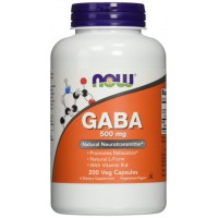 NOW GABA 500 mg 200 veg. kaps...