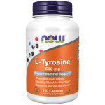 NOW Foods, L-Tyrosine, 500 mg, 120 kaps.