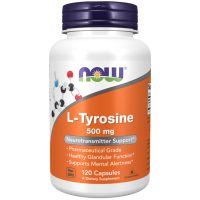 NOW Foods, L-Tyrosine, 500 mg, 120 kaps...