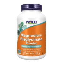 Now Magnesium Bisglycinate Powder 227g..