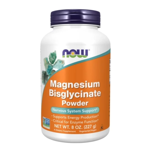 Now Magnesium Bisglycinate Powder 227g