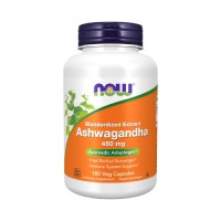 NOW Ashwagandgha 450 mg - 180 kaps...