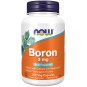 NOW Foods Boron 3mg 100 veg. kaps..