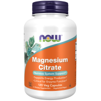 Now Magnesium Citrate - 120 veg. kaps.