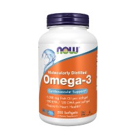 NOW Omega 3 1000mg 200 Kapsulių ..