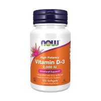 NOW Vitamin D3 2000 IU | 120 - 240 kaps...