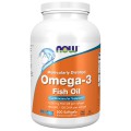 NOW Omega 3 1000mg 500 Kapsulių 