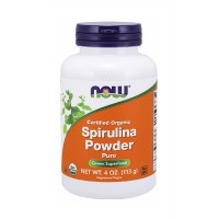 NOW Ekologiška Spirulina Milteliai 113g ..