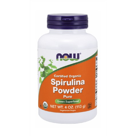 NOW Ekologiška Spirulina Milteliai 113g 