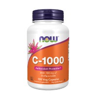 NOW Vitamin C-1000 + Bioflavonoids 100 Veg. kaps...