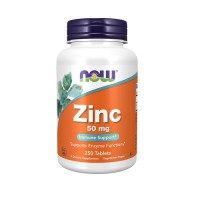 NOW Zinc Cinkas 50mg - 250 Tabl...