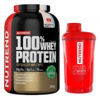 Nutrend 100% Whey Protein 2250 g. (75 porcijos) + gertuvė 600 ml nemokam..