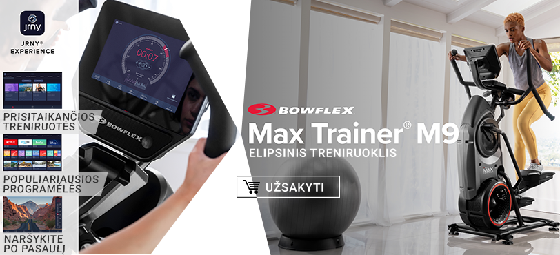 Bowflex Max M9 elipsinis treniruoklis
