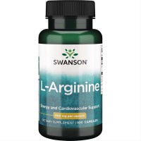 Swanson L-Arginine 500 mg - 100 kaps...