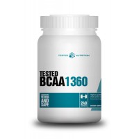 Tested nutrition BCAA 1360 - 120 porcijų (240 kaps.)..