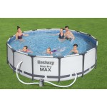 Karkasinis baseinas Bestway Steel Pro Max Set 427x107 cm su filtruojančiu siurbliu ir priedais
