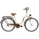 Dviratis AZIMUT Classic 26" 2023 cream