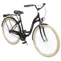 Dviratis AZIMUT City Lux 28" 2023 black-cream