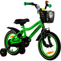 Dviratis Karbon Comet 16 green neon..