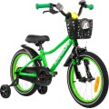 Dviratis Karbon Jazz 16 green neon