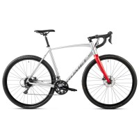 Dviratis Romet Aspre 1 2024 silver-red-56 cm / L..