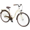 Dviratis AZIMUT City Lux 28" 2023 cream-brown
