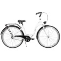 Dviratis AZIMUT City Lux 28" 2023 white-black