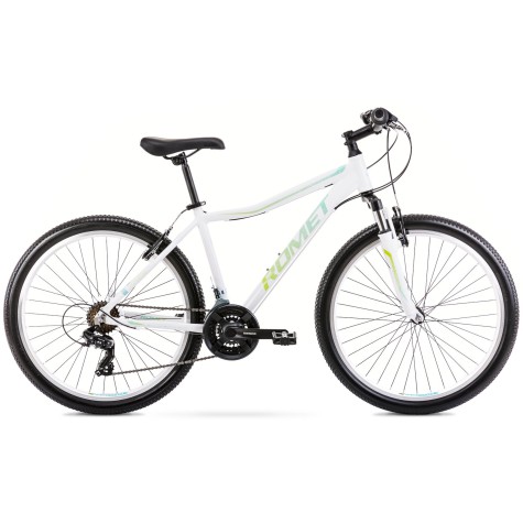Dviratis Romet Jolene 6.0 2025 white-blue-green-15" / S